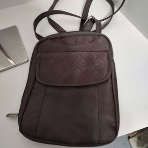 Taupe Travelon Crossbody Bag